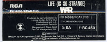 Load image into Gallery viewer, War : Life (Is So Strange) (Cass, Album, Dol)