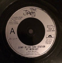 Load image into Gallery viewer, The Jam : Down In The Tube Station At Midnight (7", Single, RE, Pol)