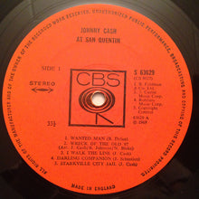 Load image into Gallery viewer, Johnny Cash : Johnny Cash At San Quentin (LP, Album)