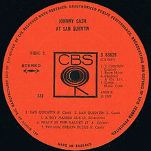 Load image into Gallery viewer, Johnny Cash : Johnny Cash At San Quentin (LP, Album)