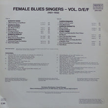 Load image into Gallery viewer, Various : Female Blues Singers Volume D/E/F (1921-1932) (LP, Comp, Mono)