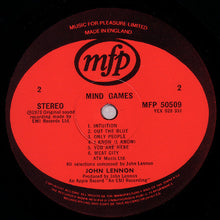 Load image into Gallery viewer, John Lennon : Mind Games (LP, Album, RE)