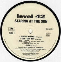 Load image into Gallery viewer, Level 42 : Staring At The Sun (LP, Album)