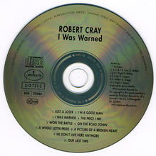 Load image into Gallery viewer, Robert Cray : I Was Warned (CD, Album)