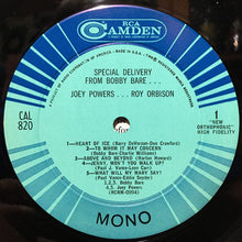 Load image into Gallery viewer, Bobby Bare / Joey Powers / Roy Orbison : Special Delivery From Bobby Bare...Joey Powers...Roy Orbison (LP, Comp, Mono)