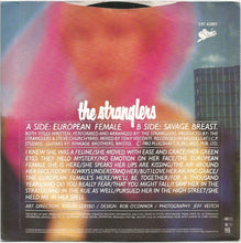 Load image into Gallery viewer, The Stranglers : European Female (7", Single, Lig)
