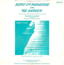 Load image into Gallery viewer, Snowy White : Bird Of Paradise (7", Single)