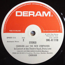 Load image into Gallery viewer, Caravan & The New Symphonia : Caravan & The New Symphonia (LP, Album)