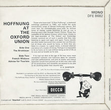 Load image into Gallery viewer, Gerard Hoffnung : Hoffnung At The Oxford Union (7", EP, Mono)