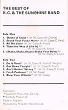Load image into Gallery viewer, KC & The Sunshine Band : The Best Of KC And The Sunshine Band (Cass, Comp)