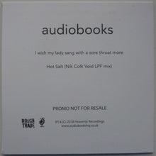 Load image into Gallery viewer, audiobooks : Now (In A Minute) (LP, Album, Ltd, Whi + CDr, Promo)