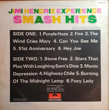 Load image into Gallery viewer, Jimi Hendrix Experience* : Smash Hits (LP, Comp, Club, RE)