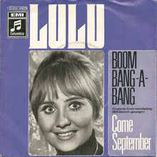Load image into Gallery viewer, Lulu : Boom Bang-A-Bang (Englands Eurovisionsbeitrag 1969 Deutsch Gesungen) (7", Single)