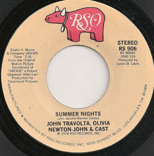 Load image into Gallery viewer, John Travolta, Olivia Newton-John & "Grease" Cast / Louis St. Louis : Summer Nights / Rock 'N' Roll Party Queen (7", Single, Styrene, PRC)