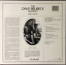 Load image into Gallery viewer, The Dave Brubeck Quartet : Back Home (LP, Album, RE)