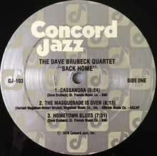 Load image into Gallery viewer, The Dave Brubeck Quartet : Back Home (LP, Album, RE)
