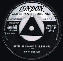 Load image into Gallery viewer, Ricky Nelson (2) : It's Late (7", Single)