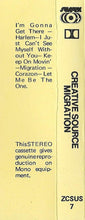 Load image into Gallery viewer, Creative Source : Migration (Cass, Album)