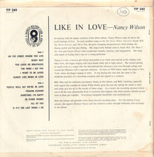 Load image into Gallery viewer, Nancy Wilson With Billy May And His Orchestra : Like In Love (LP, Mono)