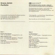 Load image into Gallery viewer, Grace Jones : Portfolio (Cass, Album, P/Mixed)