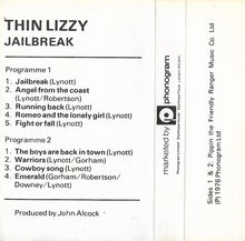 Load image into Gallery viewer, Thin Lizzy : Jailbreak (Cass, Album)