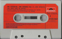 Load image into Gallery viewer, Jimi Hendrix : The Essential Jimi Hendrix (Volume Two) (Cass, Comp)