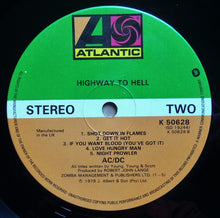 Load image into Gallery viewer, AC/DC : Highway To Hell (LP, Album)