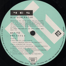 Load image into Gallery viewer, Yes : Big Generator (LP, Album)