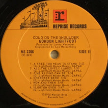 Load image into Gallery viewer, Gordon Lightfoot : Cold On The Shoulder (LP, Album)