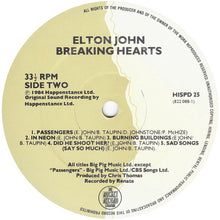 Load image into Gallery viewer, Elton John : Breaking Hearts (LP, Album)