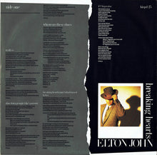 Load image into Gallery viewer, Elton John : Breaking Hearts (LP, Album)