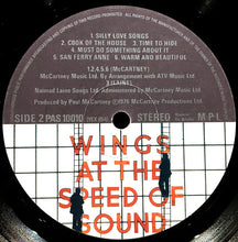 Load image into Gallery viewer, Wings (2) : Wings At The Speed Of Sound (LP, Album)