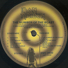 Load image into Gallery viewer, Iron Maiden : The Number Of The Beast (LP, Album)