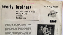 Load image into Gallery viewer, Everly Brothers : All I Have To Do Is Dream (7", EP, Mono)