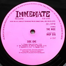 Load image into Gallery viewer, The Nice : The Thoughts Of Emerlist Davjack (LP, Album)