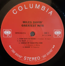 Load image into Gallery viewer, Miles Davis : Miles Davis' Greatest Hits (LP, Comp, RE, 150)