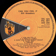 Load image into Gallery viewer, Bill Amesbury : Can You Feel It (LP, Album)