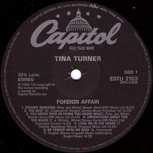 Load image into Gallery viewer, Tina Turner : Foreign Affair (LP, Album, Gat)