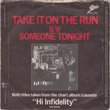 Load image into Gallery viewer, REO Speedwagon : Take It On The Run (7", Single, Inj)
