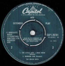 Load image into Gallery viewer, The Beach Boys : Hits (7", EP, Mono)