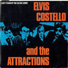 Load image into Gallery viewer, Elvis Costello & The Attractions : I Can't Stand Up For Falling Down (7", Single, Dam)