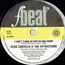Load image into Gallery viewer, Elvis Costello & The Attractions : I Can't Stand Up For Falling Down (7", Single, Dam)