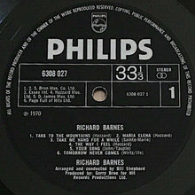 Load image into Gallery viewer, Richard Barnes : Richard Barnes (LP, Album)