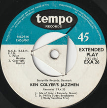 Load image into Gallery viewer, Ken Colyer's Jazzmen : Ken Colyer's Jazzmen (7", EP)