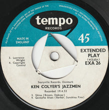 Load image into Gallery viewer, Ken Colyer's Jazzmen : Ken Colyer's Jazzmen (7", EP)