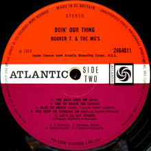 Load image into Gallery viewer, Booker T & The MG's : Doin' Our Thing (LP, Album, RE)