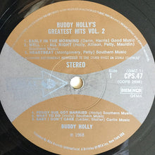 Load image into Gallery viewer, Buddy Holly : Buddy Holly's Greatest Hits Volume Two (LP, Comp, RE)