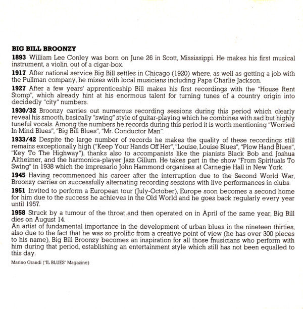 Buy Big Bill Broonzy House Rent Stomp (CD, Comp) online for the