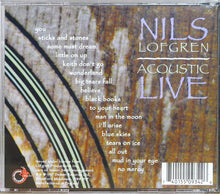 Load image into Gallery viewer, Nils Lofgren : Acoustic Live (CD, Album)