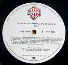 Load image into Gallery viewer, Devo : Q: Are We Not Men? A: We Are Devo! (LP, Album)